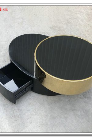 Tempered Glass Coffee Table with Stainless Steel Base